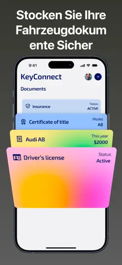 Screenshot von KeyConnect Digitale Schlüssel auf dem iPhone 6