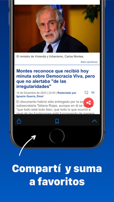 Screenshot #3 pour Periódicos Chilenos