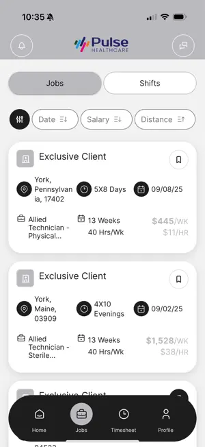 Pulse : Travel Healthcare Jobs screenshot 2