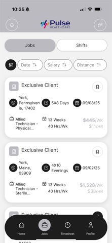 Pulse : Travel Healthcare Jobs screenshot
