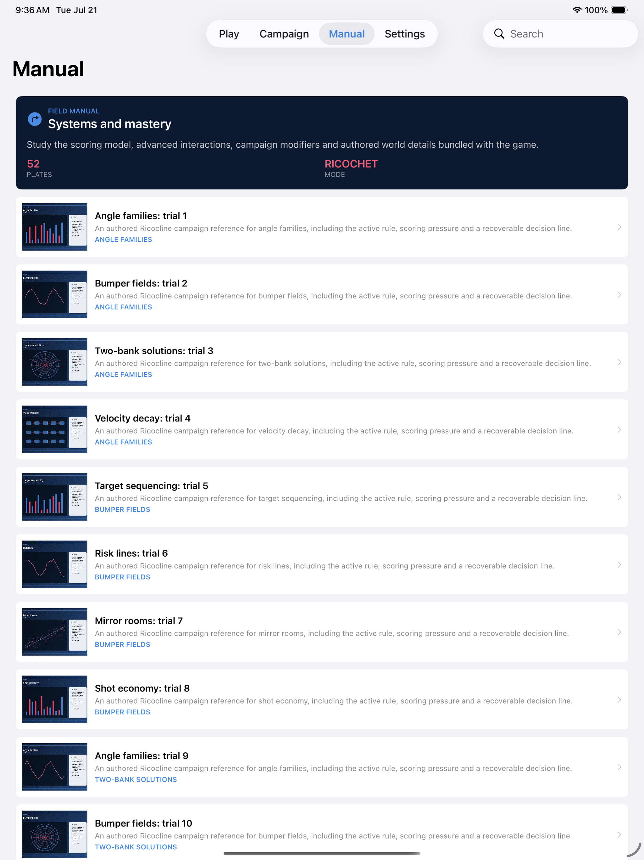 Ricocline iPad screenshot 3 of 3