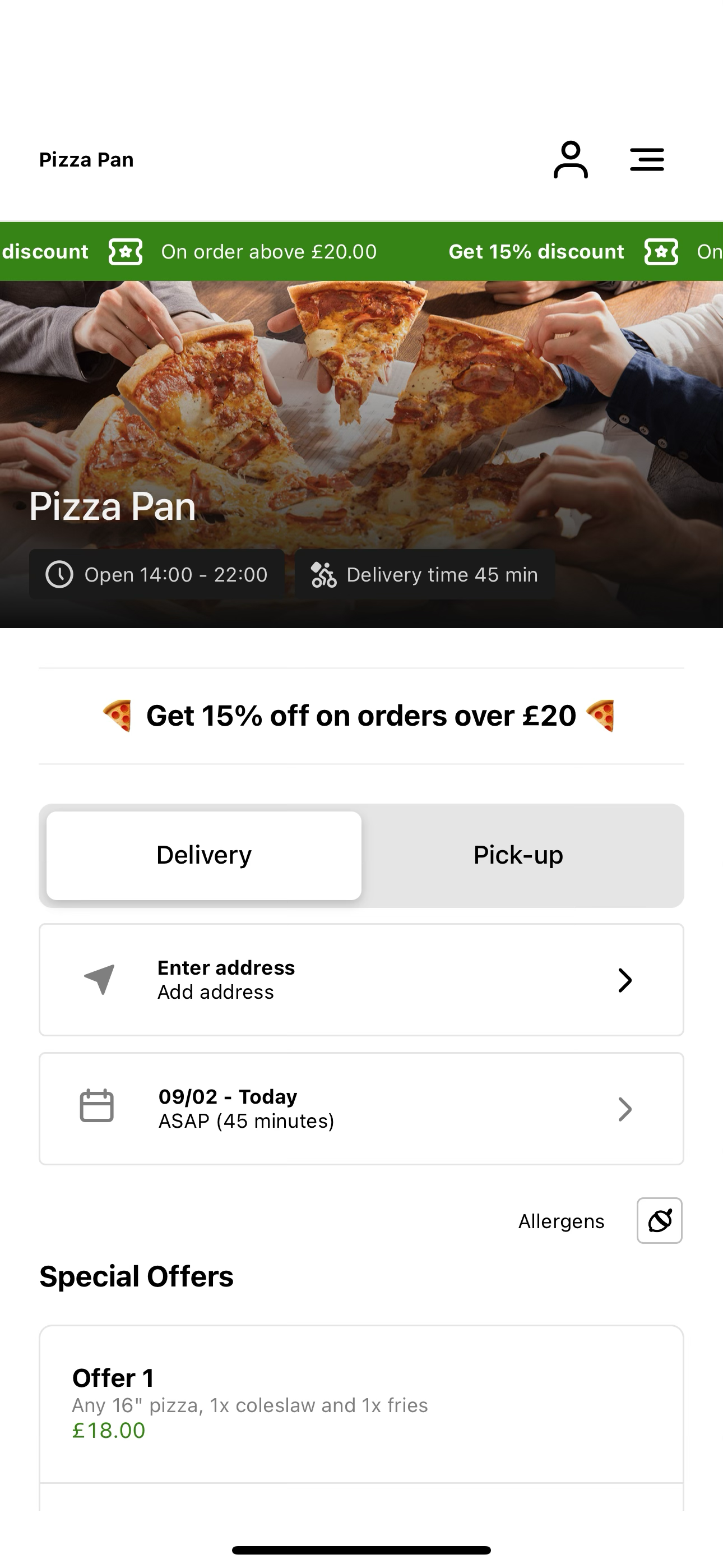 Pizza Pan Lincoln
