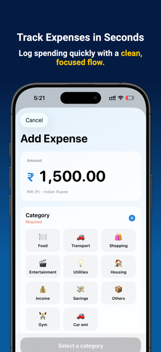 Track It: Expense Tracker Screenshot 2 of 6