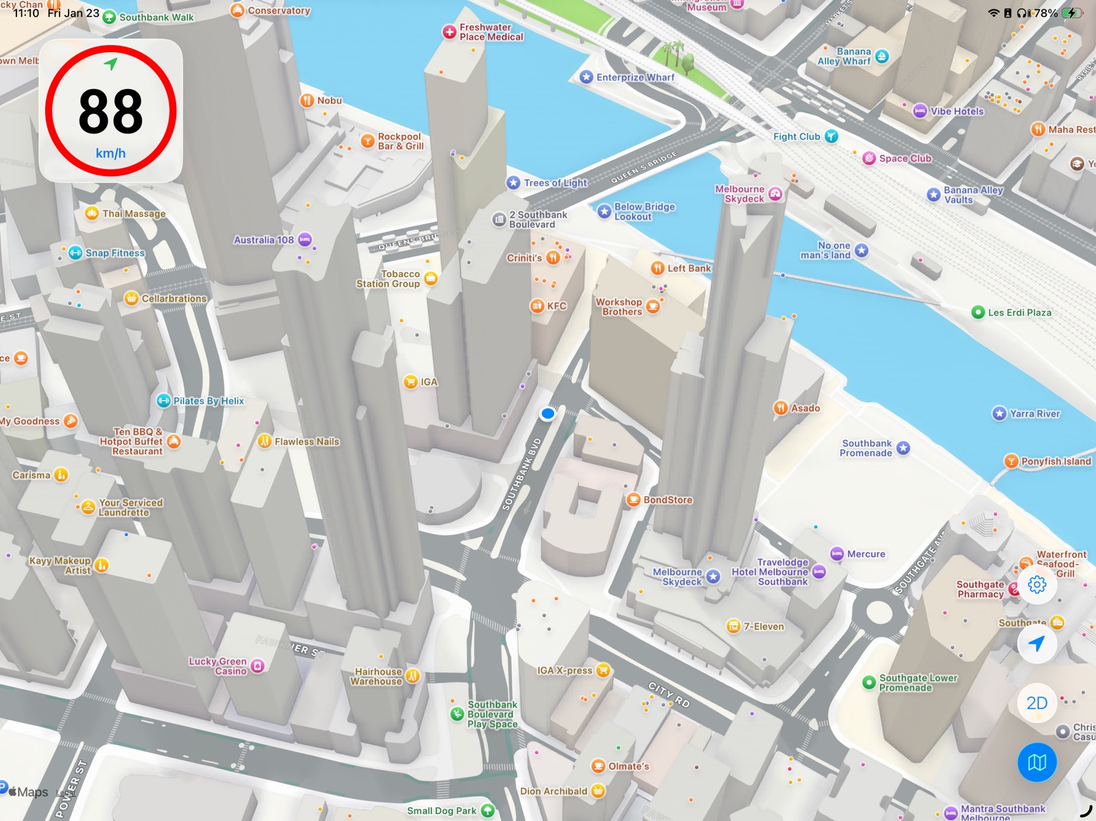 Speedlimit 88 GPS Speedometer ipad screenshot 3