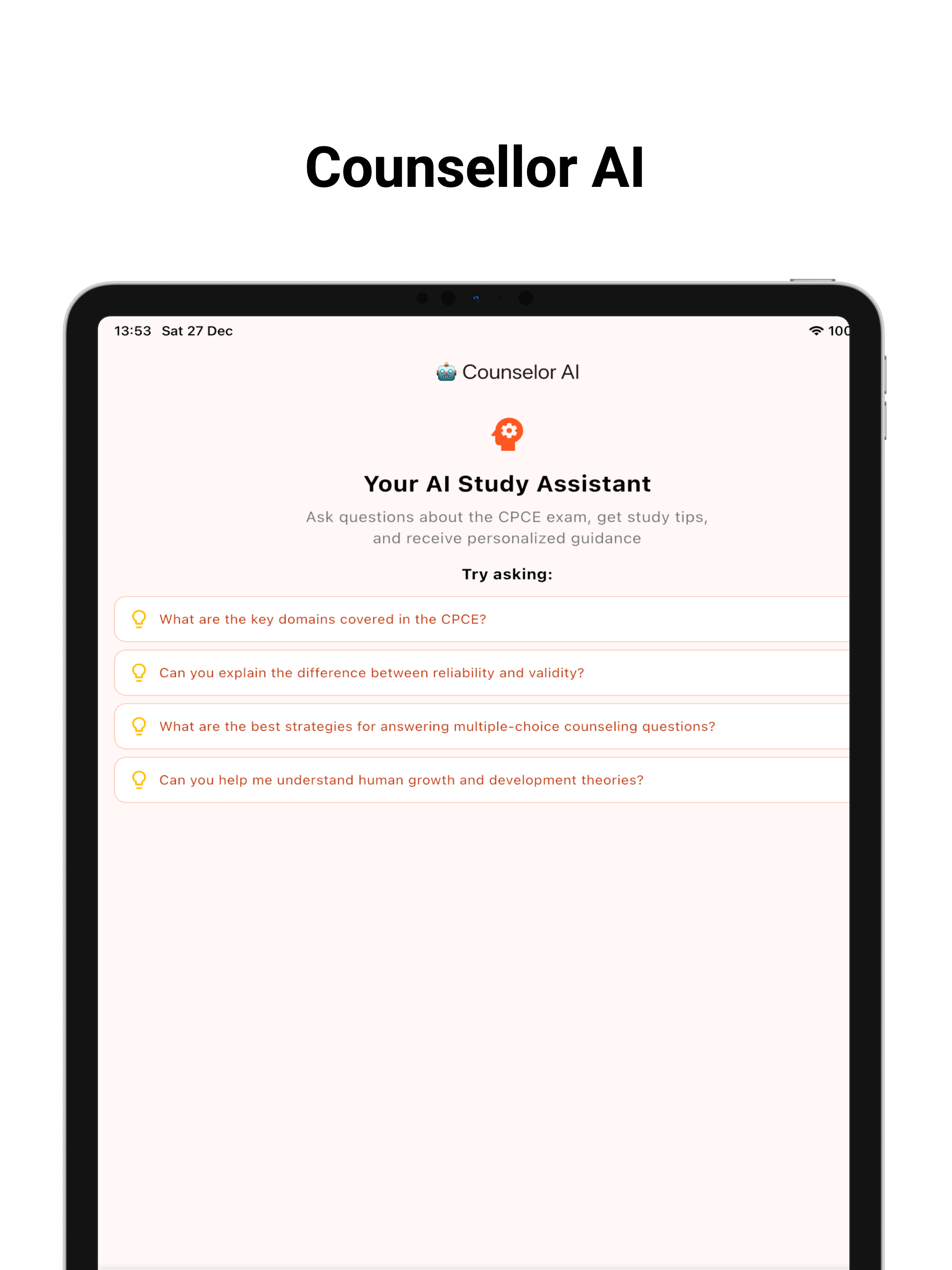 CPCE Counsellor Flashcards screenshot 8