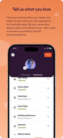 Amicii iPhone screenshot