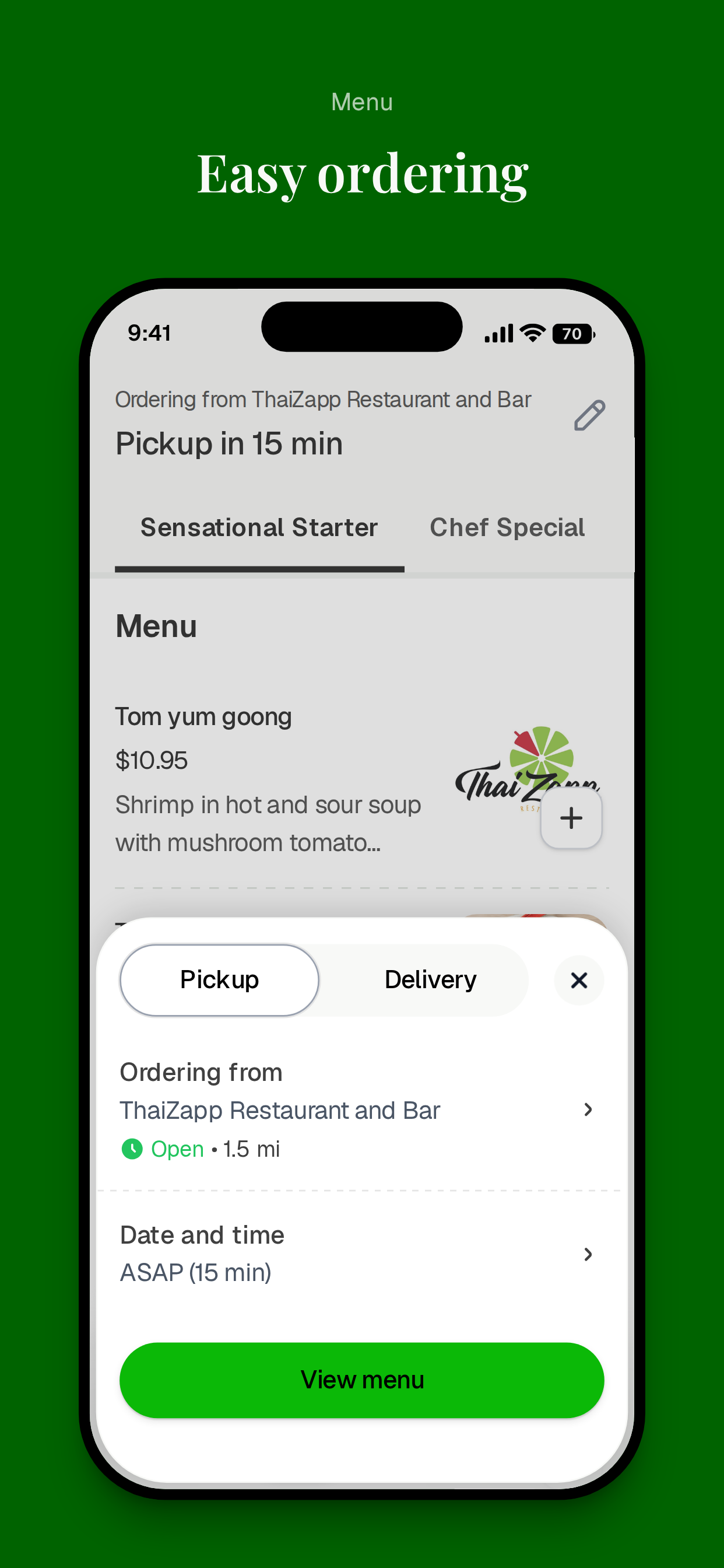 ThaiZapp Restaurant and Bar screenshot 3
