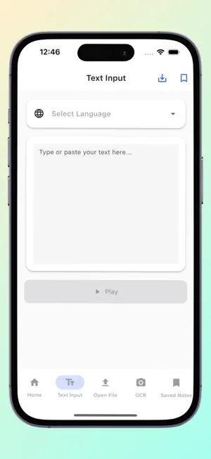 Text to Speech Listen PDF Text screenshot 2