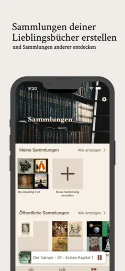 Screenshot von Hörbücher LibriVox auf dem iPhone 1