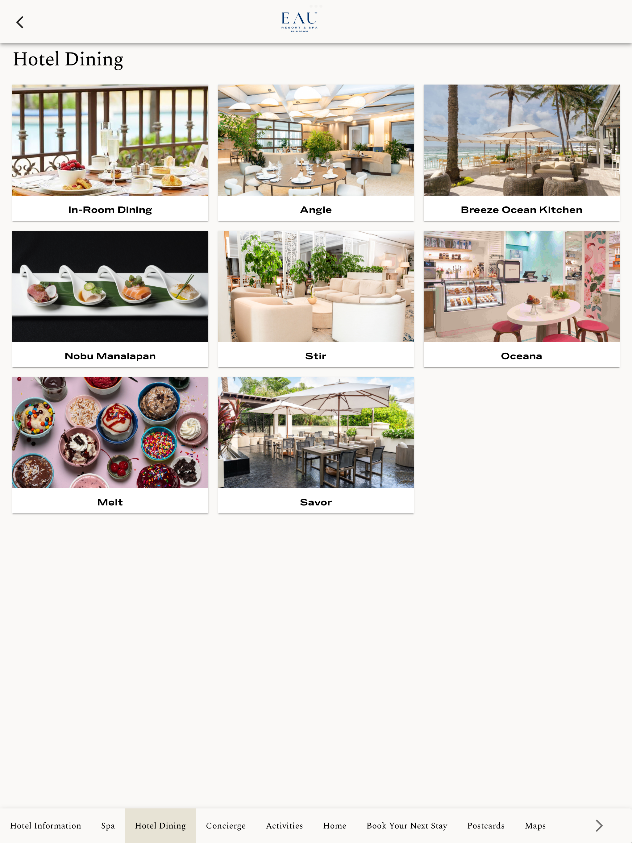Eau Resort and Spa Palm Beach