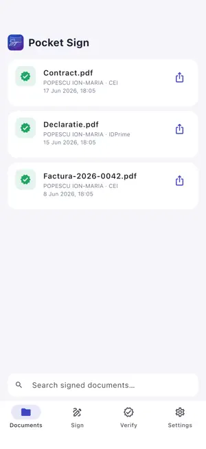Pocket Sign: sign PDFs screenshot 1
