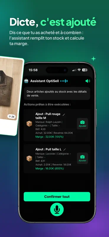 Optisell : Revente & Compta screenshot 3 of 6