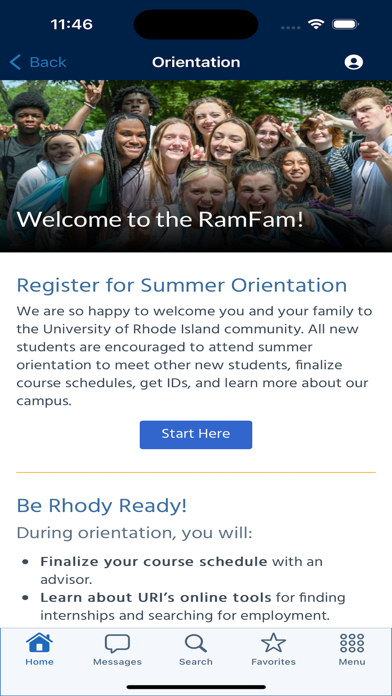 Rhody Connect Screenshot