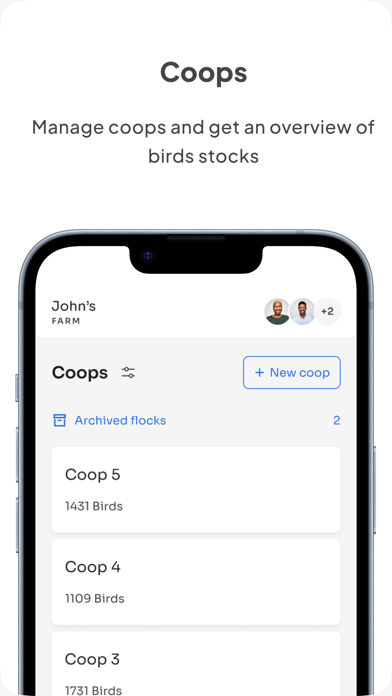 Kukufarm: poultry farm manager iPhone screenshot 2 - Productivity app