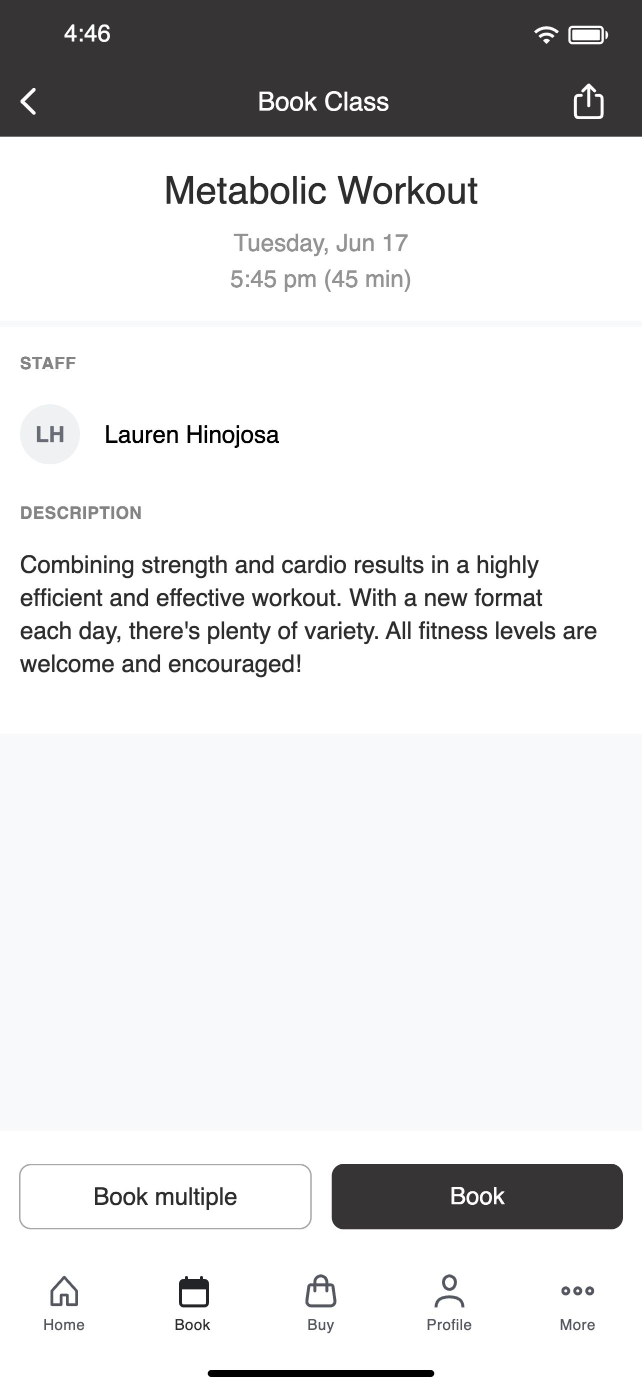 Workout1 - Michigan screenshot 3