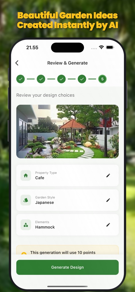 AI Garden Design landscape - Graphics & Design App | MWM