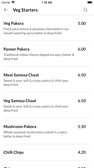 Zaika Asian Cuisine Cardiff Screenshot