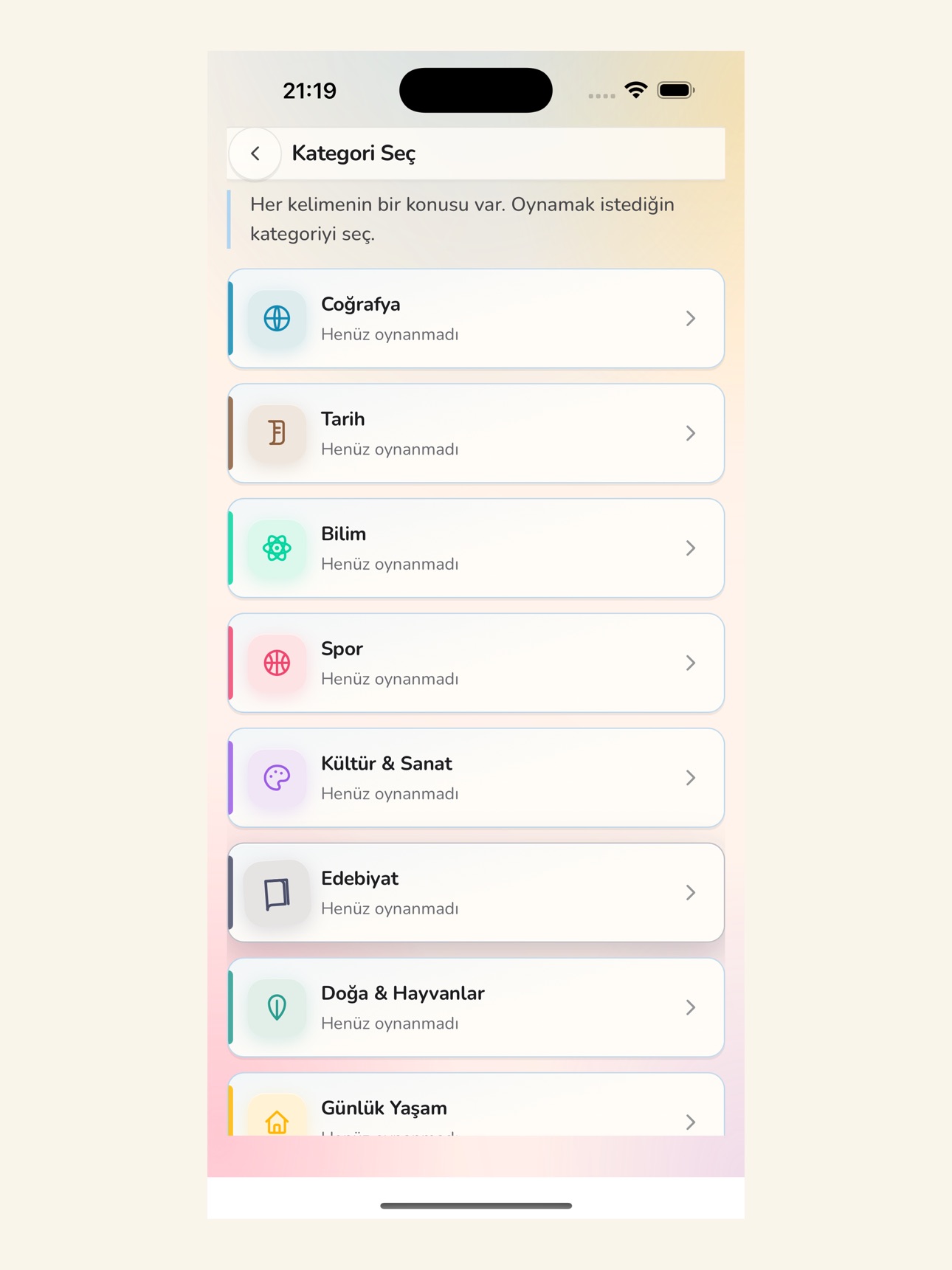 Screenshot 9 of Tinko Crossword Trivia