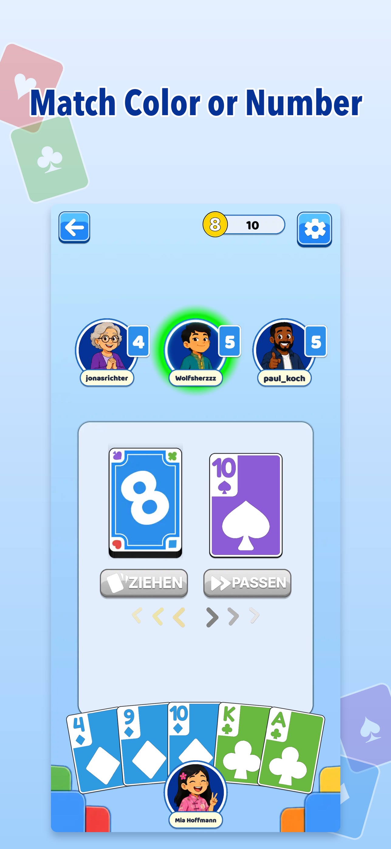 Screenshot 4 of Crazy Eights LIVE - Card Game