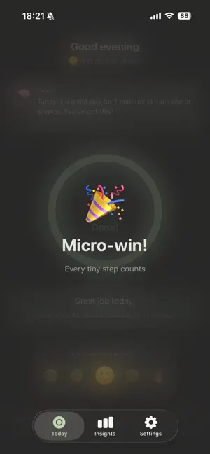 MicroHabitsAI screenshot 2