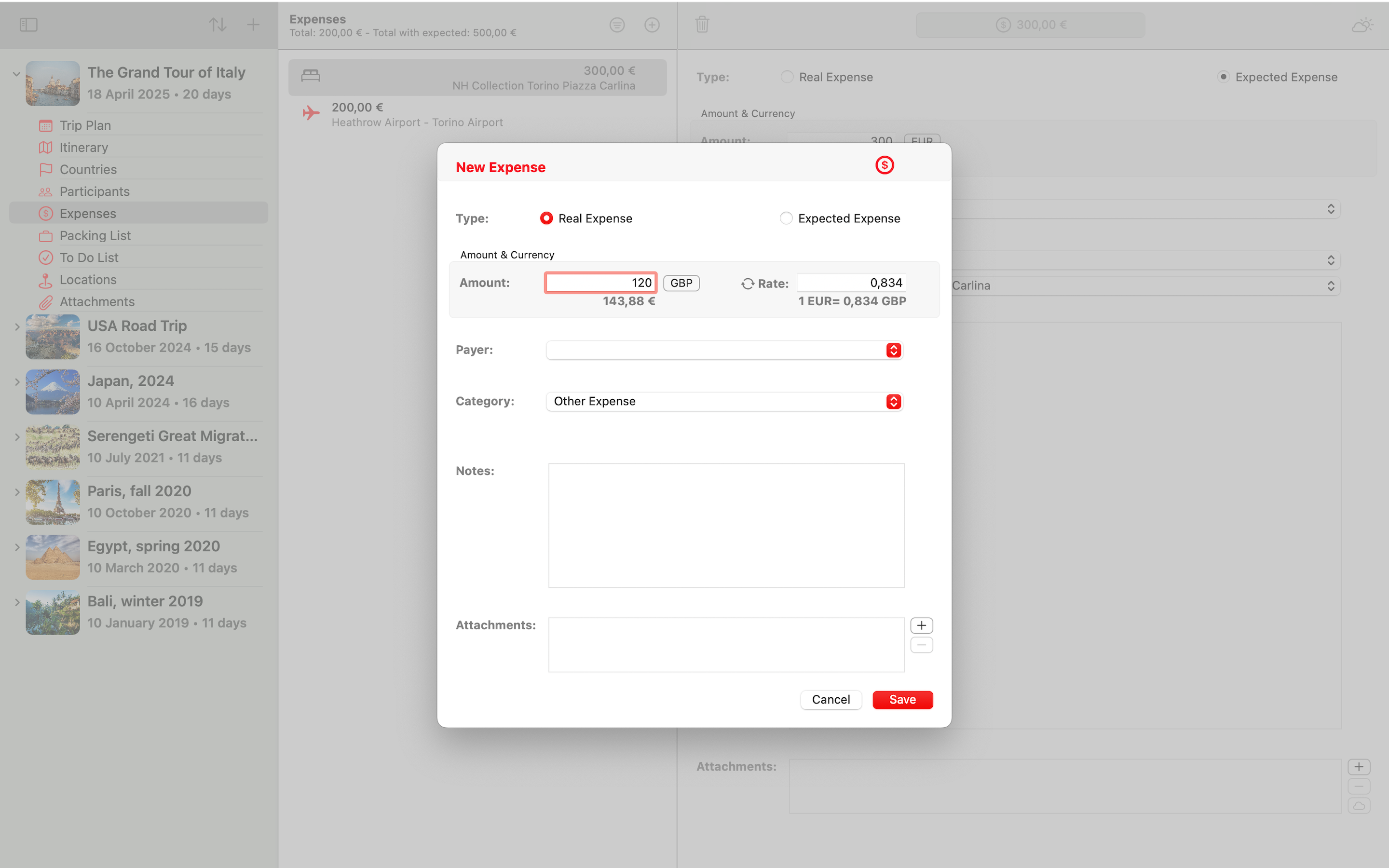 MyTravelsPlanner screenshot 24