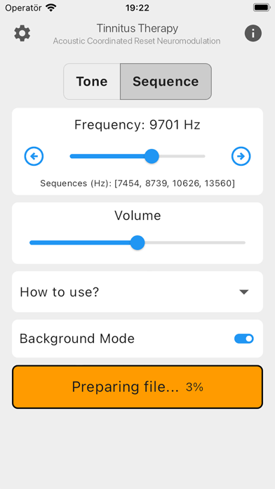 Tinnitus Therapy - ACRN Screenshot