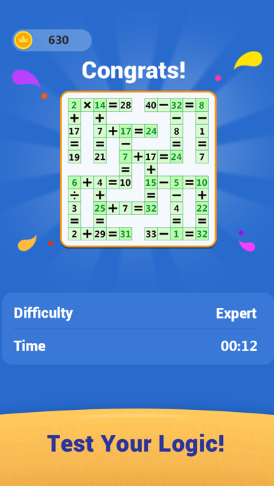 Witt Crossmath - Puzzle Games Screenshot