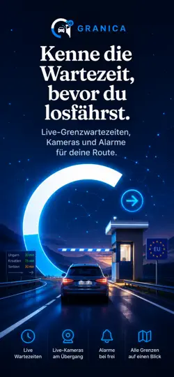 Screenshot von Granica: Grenzwartezeiten auf dem iPhone 1