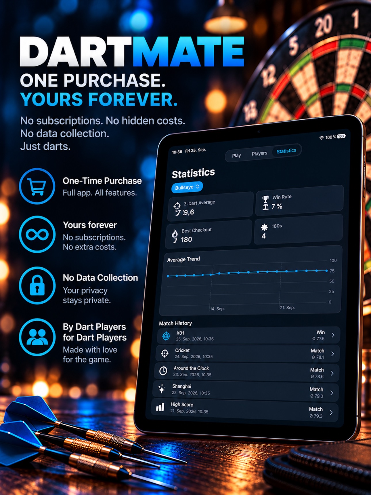 Screenshot 9 of DartMate – Darts Scorekeeper