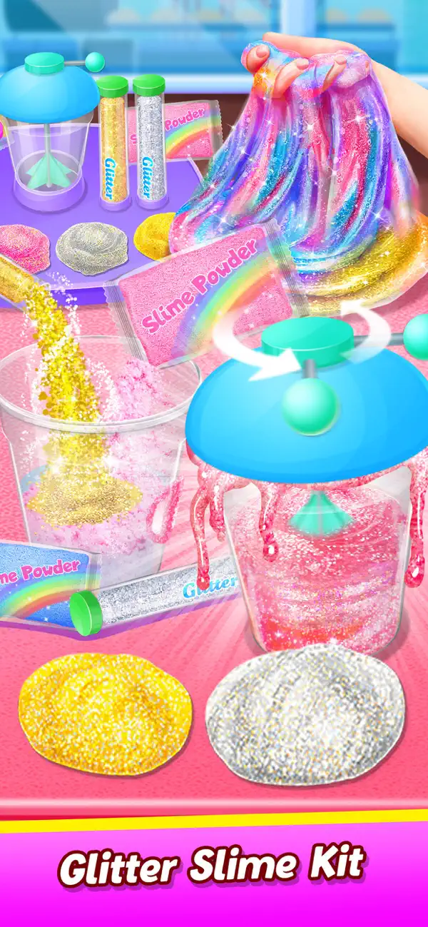 Screenshot #3 pour Glitter Dumpling Squishy Slime