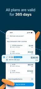 StaffTraveler eSIM screenshot