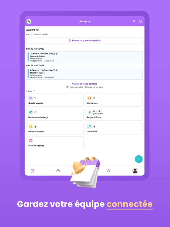 Screenshot #6 pour Evolia - Gestion d’horaire