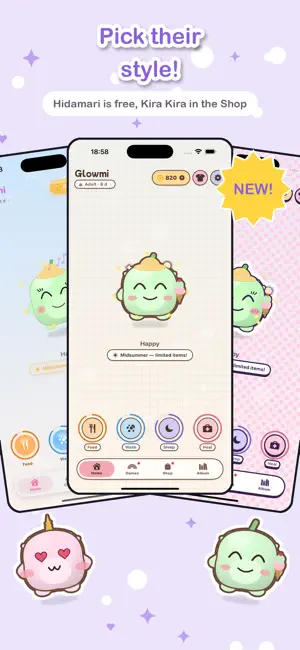 Glowmi: Virtual Pet Care screenshot 3