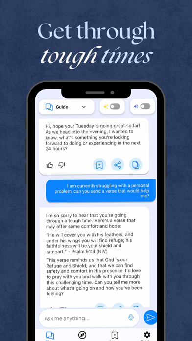 Christian Companion Bible Chat Screenshot