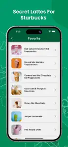 Recipe for Starbucks screenshot #2 for iPhone