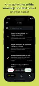 SecBrain - AI Voice Memos screenshot #2 for iPhone