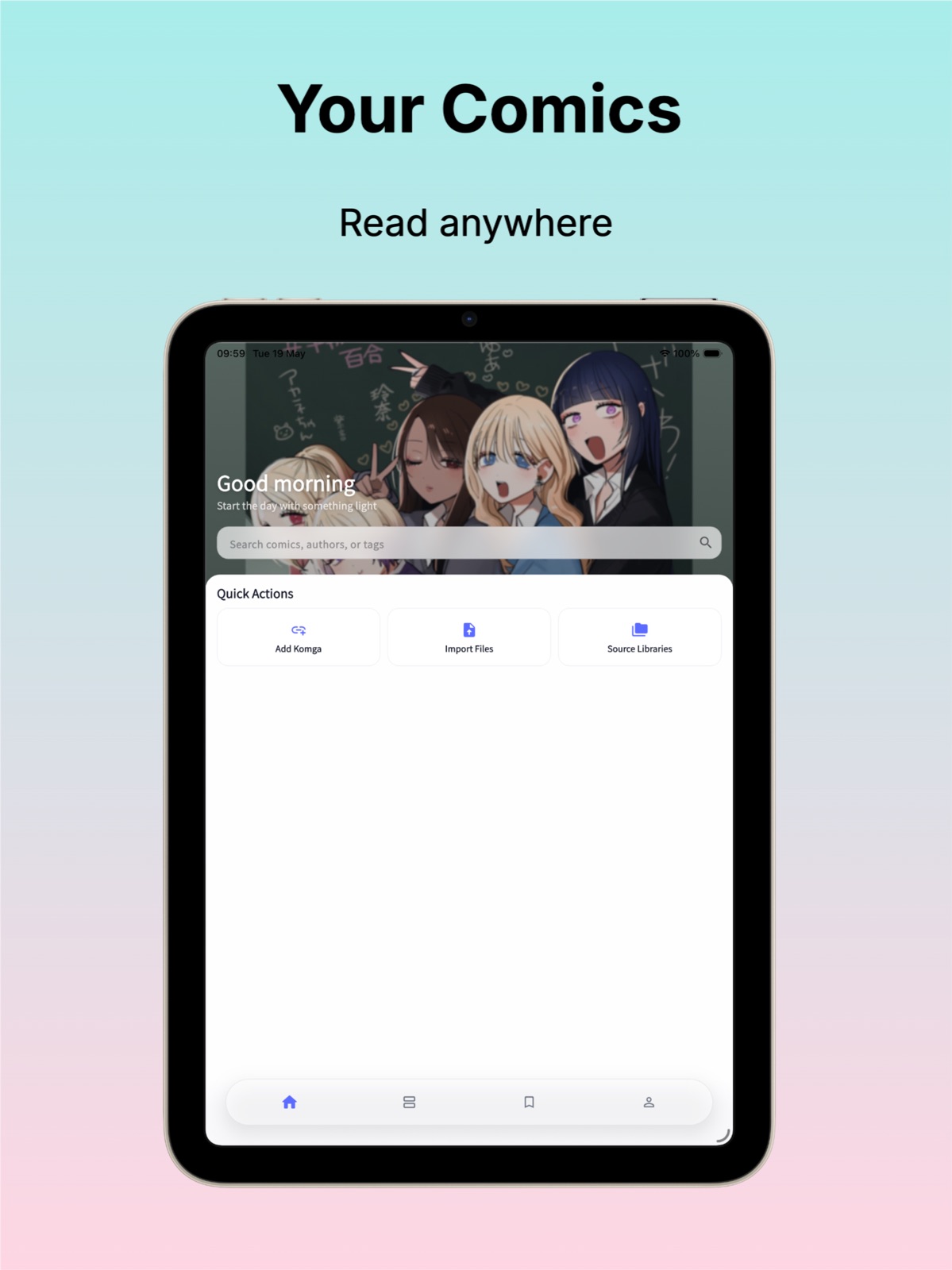Inkveil - Comic Reader ipad screenshot 1