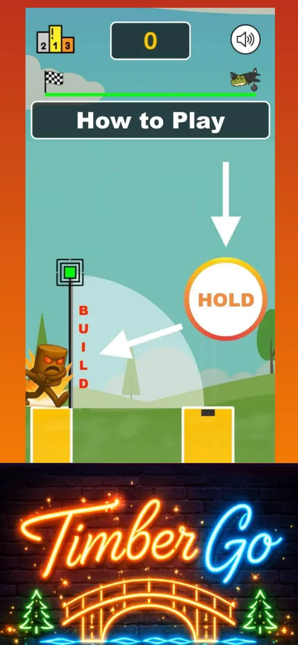 Screenshot #3 pour Timber Go: Bridge Builder