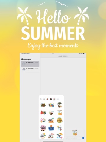 Summer Holiday Quotes iPad screenshot