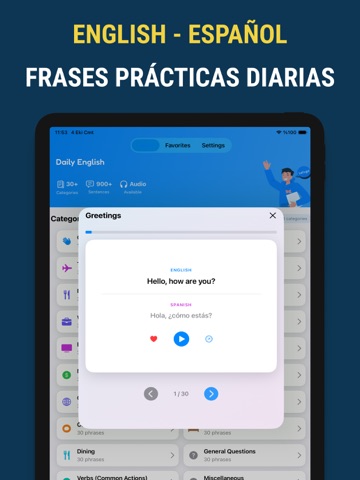 Learn English - Daily English iPad screenshot
