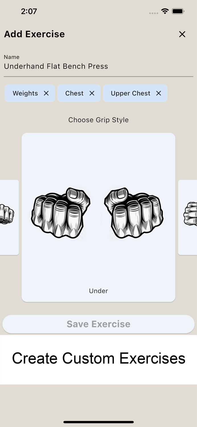 Gym Log Track - Workout Logger