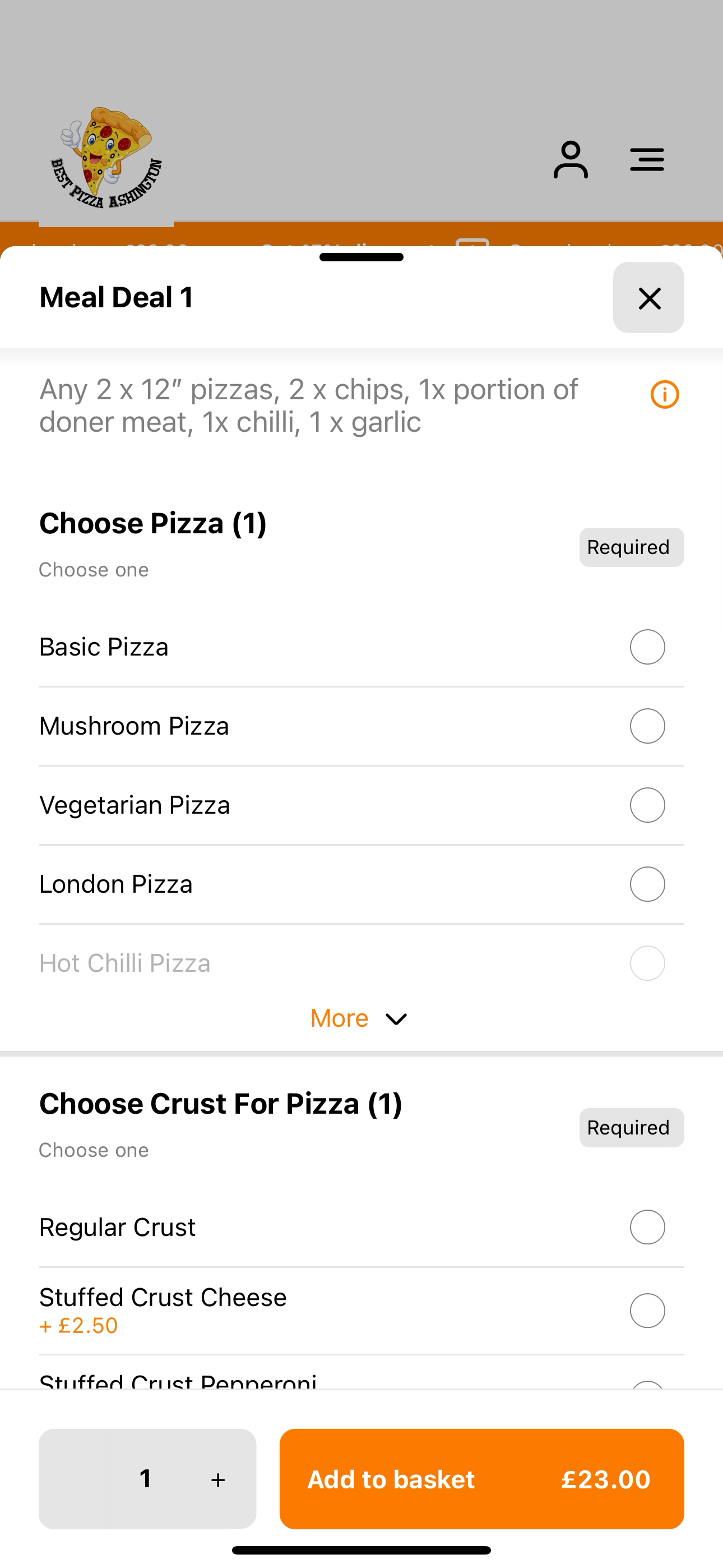 Best Pizza Ashington UK