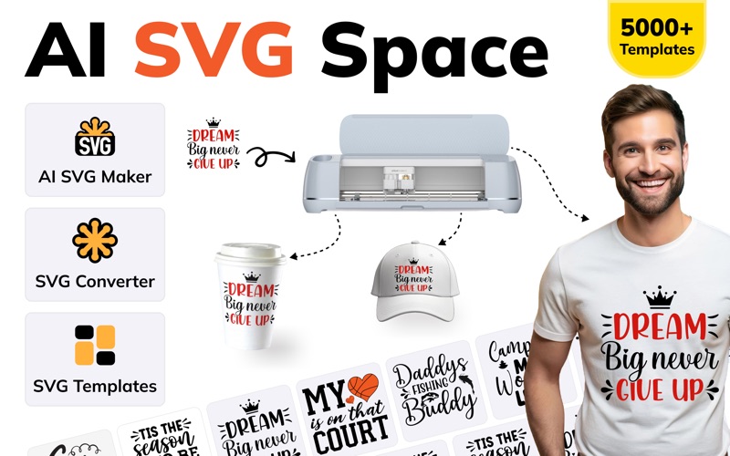 AI SVG Converter - SVG Maker! iPhone screenshot