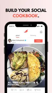 pepper: social cookbook iphone screenshot 1