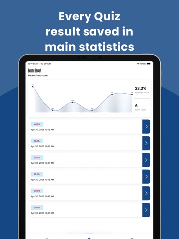 NBDHE Practice Test: Dental iPad screenshot