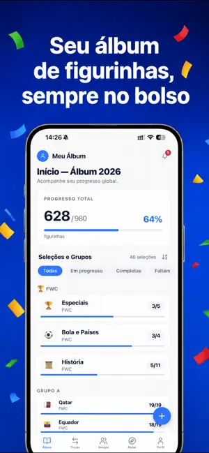 Figurinhas Copa 2026: FigStick iPhone screenshot 1
