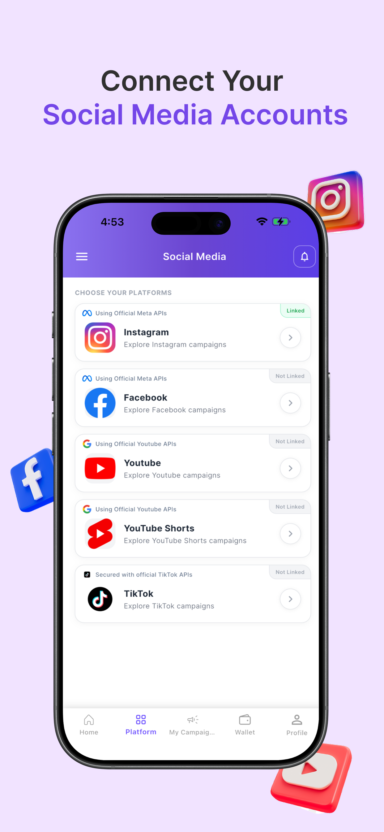 Reels Reward - Influencer App screenshot 3