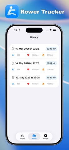 Rower Tracker screenshot