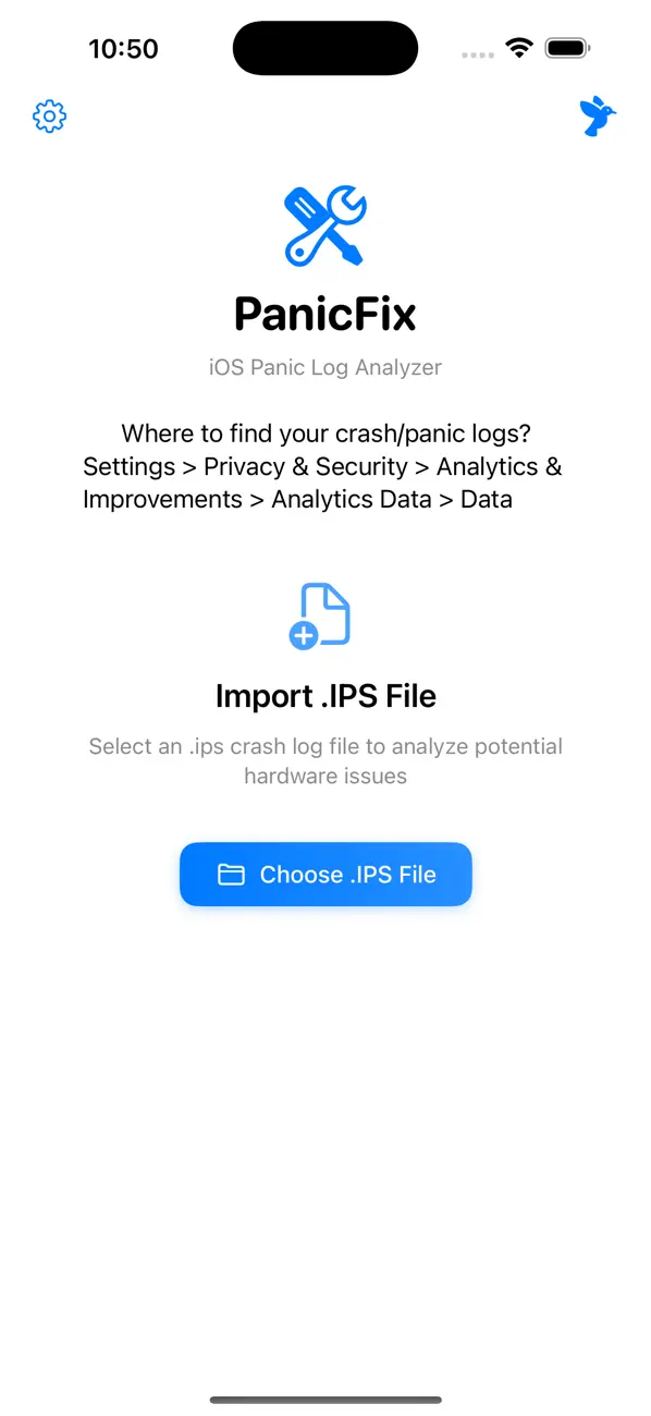 #1. PanicFix (iOS) Av: Bart Tarasewicz