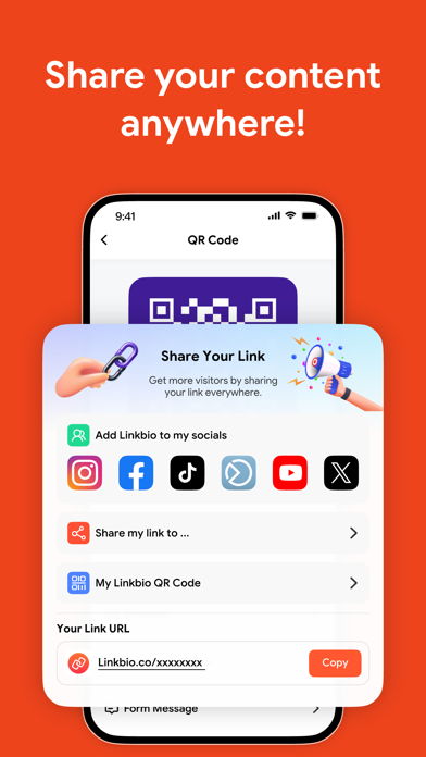 Linkbio - Link in bio builder Screenshot